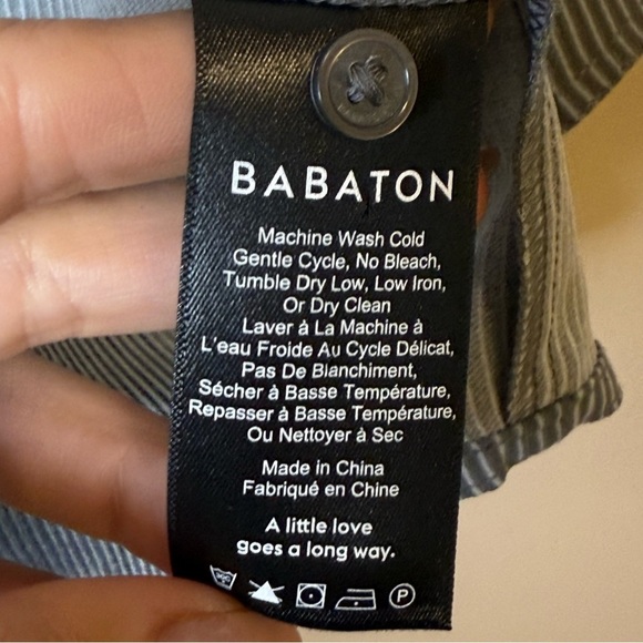 Babaton Gray Pleated Blouse - Picture 9 of 11